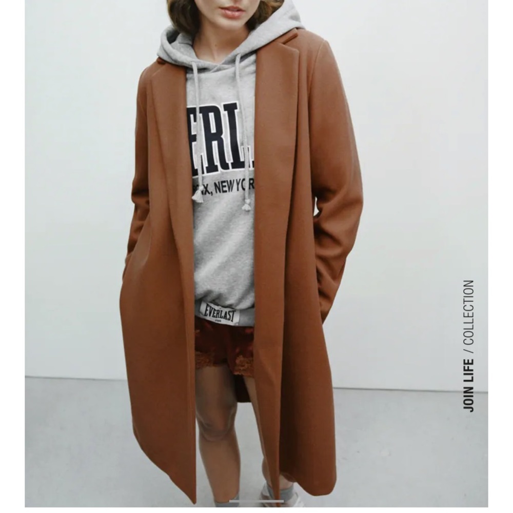 Zara felt trench
